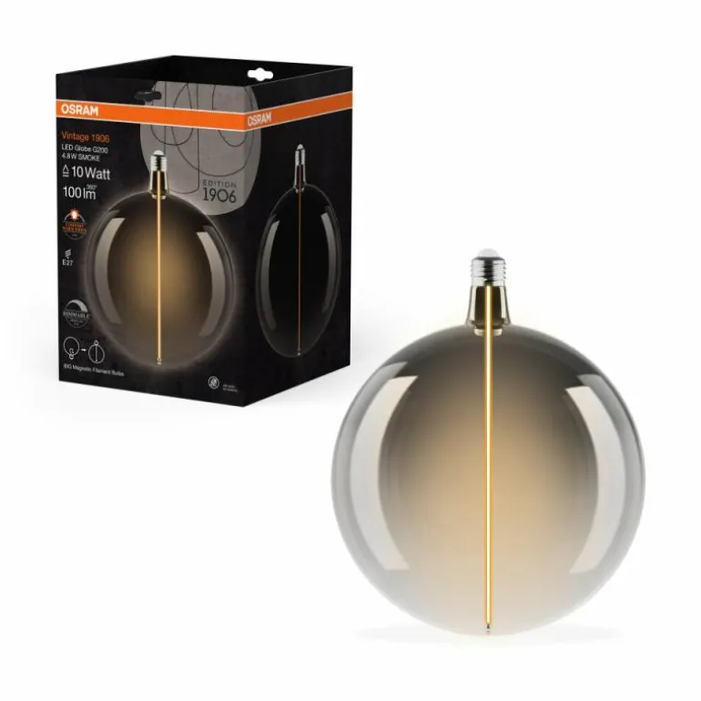 Luminaires Osram E27 4.8 Watt blanc chaud dimmable 100 Lumen