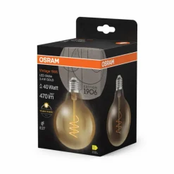 Luminaires Osram E27 3.4 Watt blanc chaud 470 Lumen