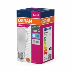 Luminaires Osram E27 LED 10 Watt blanc neutre 1055 Lumen