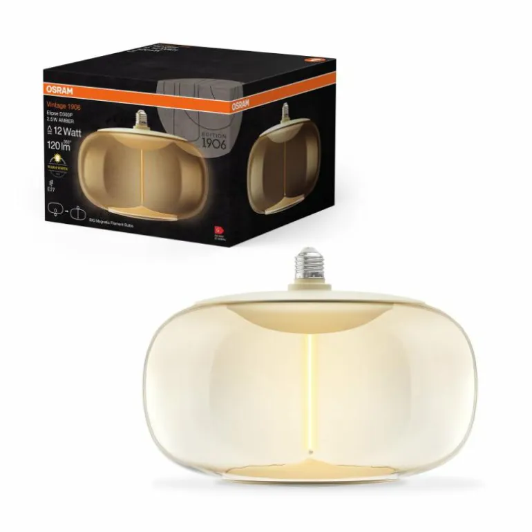 Luminaires Osram E27 LED 2.5 Watt blanc chaud 120 Lumen
