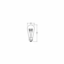 Luminaires Osram E27 LED 4.8 Watt blanc chaud dimmable 470 Lumen