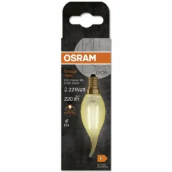 Luminaires Osram E14 LED 2.5 Watt blanc chaud 220 Lumen