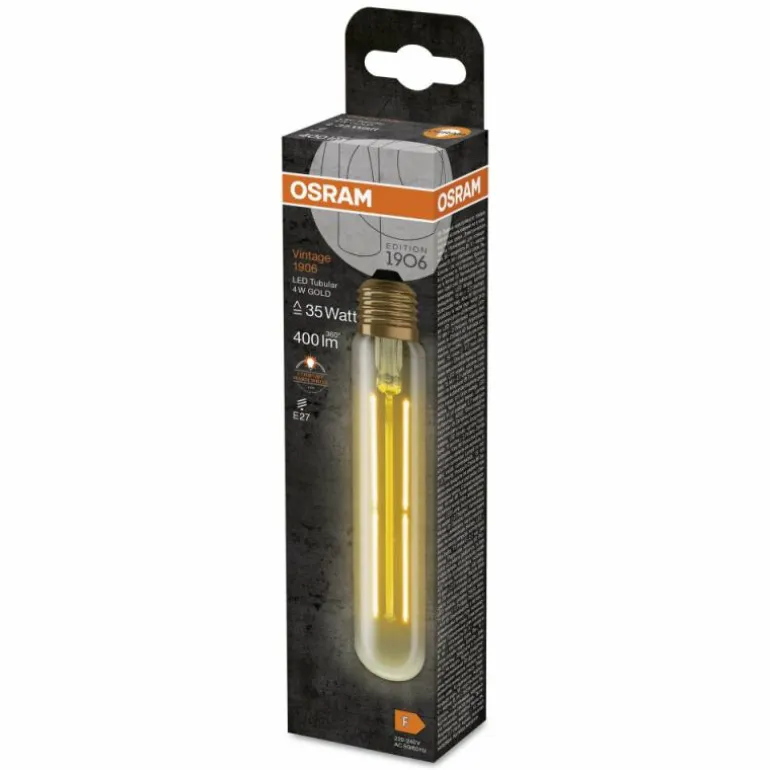 Luminaires Osram E27 LED 4 Watt blanc chaud 400 Lumen