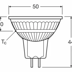 Luminaires Osram LED 6.5 Watt blanc chaud 621 Lumen