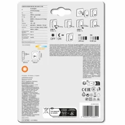Luminaires Ledvance Éclairage Led|Lunetta Lampe à prise électrique LED Noir, 1 lumière, Détecteur de mouvement