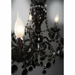 Luminaires Reality Lustres|Lustre Delhi Noir, 5 lumières