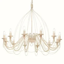 Luminaires Ideallux Lustres|Lustre Ideal Lux CORTE Blanc, 12 lumières