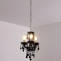 hofstein Lustres|Lustre Malmback Noir, 3 lumières