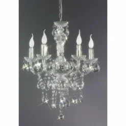 Luminaires Reality Lustres|Lustre Reality Krone Transparent, 5 lumières
