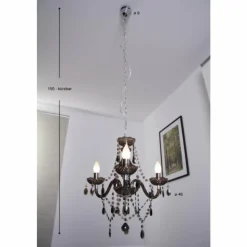 Luminaires Reality Lustres|Lustre Reality Noir, 3 lumières