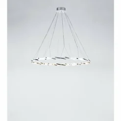Luminaires Serien Lighting Lustres|Lustre Serien Lighting ZOOM Acier inoxydable, 20 lumières