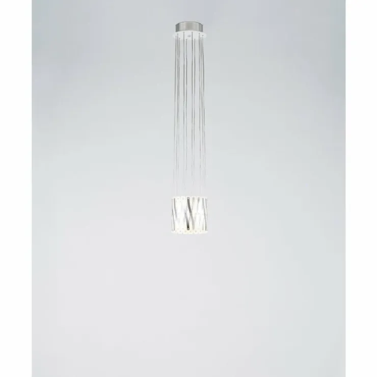 Luminaires Serien Lighting Lustres|Lustre Serien Lighting ZOOM LED Acier inoxydable, 1 lumière