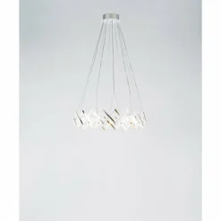 Luminaires Serien Lighting Lustres|Lustre Serien Lighting ZOOM LED Acier inoxydable, 1 lumière