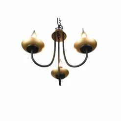 Luminaires Trio Lustres|Lustre Trio Livia Noir, 3 lumières