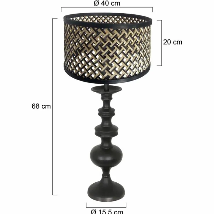 Luminaires Steinhauer Lampes À Poser|Lyons Lampe à poser Noir, 1 lumière