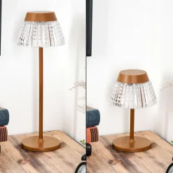 hofstein Éclairage Led|Macos Lampe de bureau, Lampe à poser, Liseuse LED Rouille, 1 lumière