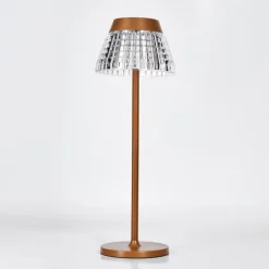 hofstein Éclairage Led|Macos Lampe de bureau, Lampe à poser, Liseuse LED Rouille, 1 lumière