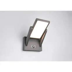 Malawi Applique murale Luminaires Trio LED Anthracite, 1 lumière, Détecteur de mouvement