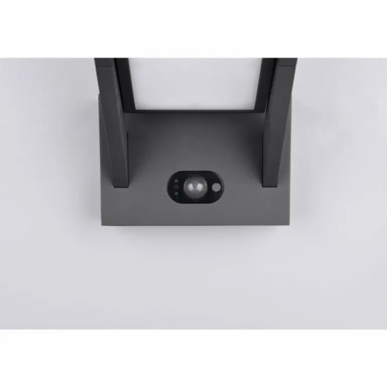 Malawi Applique murale Luminaires Trio LED Anthracite, 1 lumière, Détecteur de mouvement