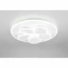 Luminaires Trio Éclairage Led|Mandala Plafonnier LED Blanc, 1 lumière, Télécommandes