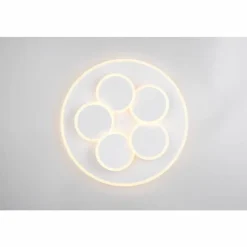 Luminaires Trio Éclairage Led|Mandala Plafonnier LED Blanc, 1 lumière, Télécommandes