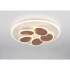 Luminaires Trio Éclairage Led|Mandala Plafonnier LED Gris, 1 lumière, Télécommandes