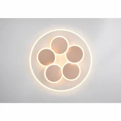 Luminaires Trio Éclairage Led|Mandala Plafonnier LED Gris, 1 lumière, Télécommandes