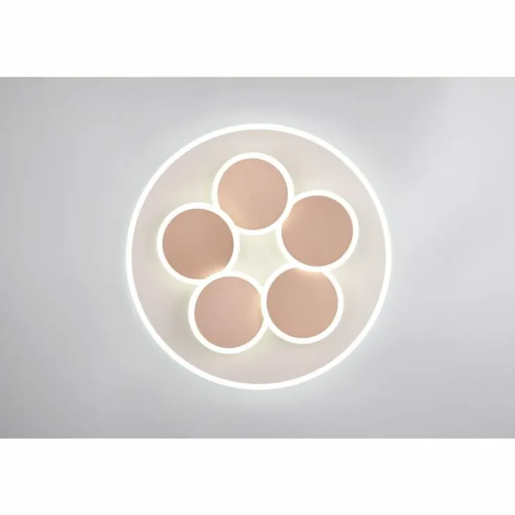 Luminaires Trio Éclairage Led|Mandala Plafonnier LED Gris, 1 lumière, Télécommandes