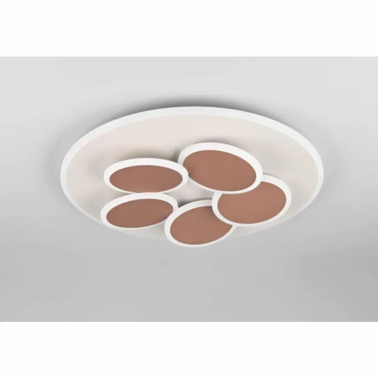 Luminaires Trio Éclairage Led|Mandala Plafonnier LED Gris, 1 lumière, Télécommandes