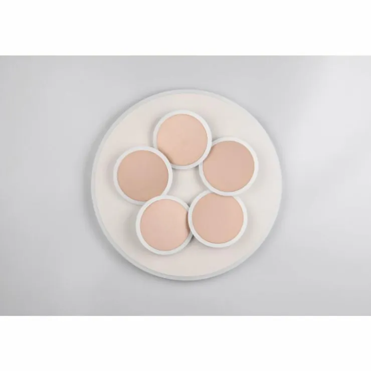 Luminaires Trio Éclairage Led|Mandala Plafonnier LED Gris, 1 lumière, Télécommandes