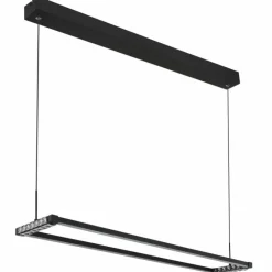 Luminaires Globo Lighting Éclairage Led|Mariella Suspension LED Noir, 1 lumière, Télécommandes
