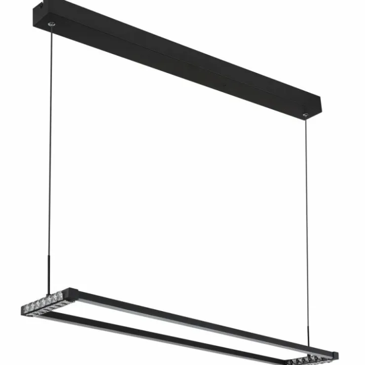 Luminaires Globo Lighting Éclairage Led|Mariella Suspension LED Noir, 1 lumière, Télécommandes