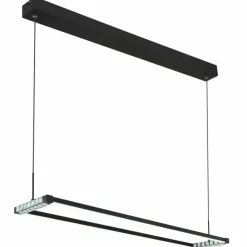 Luminaires Globo Lighting Éclairage Led|Mariella Suspension LED Noir, 1 lumière, Télécommandes