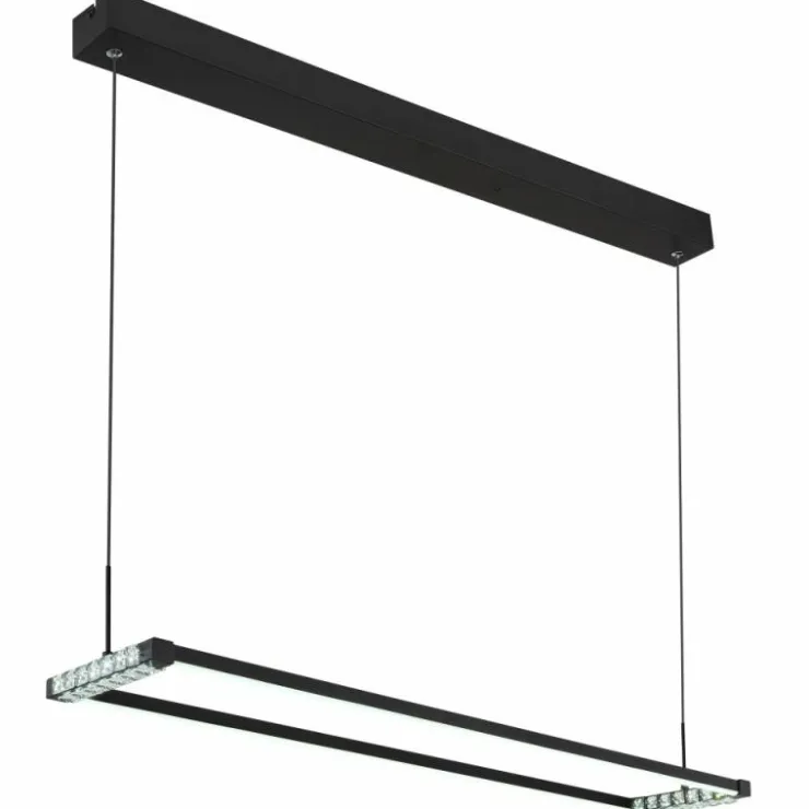 Luminaires Globo Lighting Éclairage Led|Mariella Suspension LED Noir, 1 lumière, Télécommandes