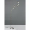 Luminaires Trio Lampadaires Et Lampes Sur Pied|Marley Lampadaire Nickel mat, 5 lumières