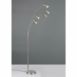 Luminaires Trio Lampadaires Et Lampes Sur Pied|Marley Lampadaire Nickel mat, 5 lumières
