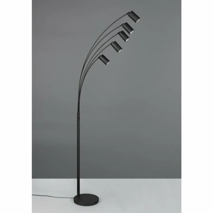 Luminaires Trio Lampadaires Et Lampes Sur Pied|Marley Lampadaire Noir, 5 lumières