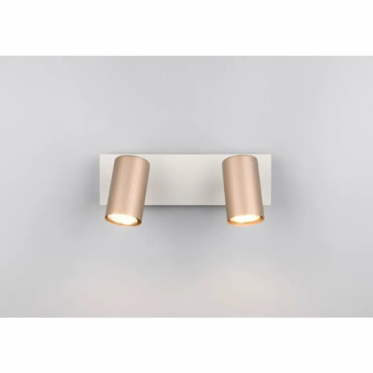 Luminaires Trio Spots Et Projecteurs|Marley Spot de plafond Brun, 2 lumières