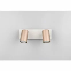 Luminaires Trio Spots Et Projecteurs|Marley Spot de plafond Brun, 2 lumières