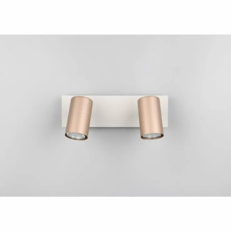 Luminaires Trio Spots Et Projecteurs|Marley Spot de plafond Brun, 2 lumières