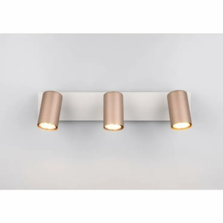 Luminaires Trio Spots Et Projecteurs|Marley Spot de plafond Brun, 3 lumières