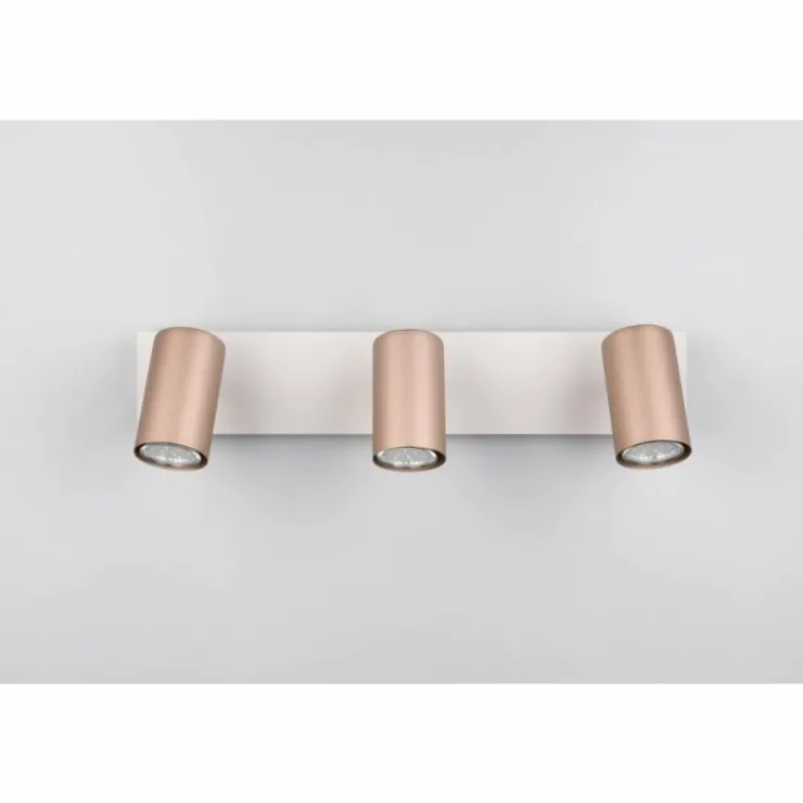 Luminaires Trio Spots Et Projecteurs|Marley Spot de plafond Brun, 3 lumières