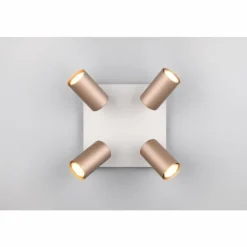 Luminaires Trio Spots Et Projecteurs|Marley Spot de plafond Brun, 4 lumières
