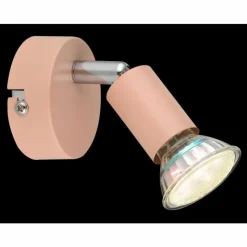 Luminaires Globo Lighting Spots Et Projecteurs|Matrix Plafonnier, Spot de plafond, Applique murale, Spot mural Rose, 1 lumière