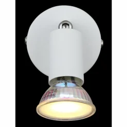 Luminaires Globo Lighting Spots Et Projecteurs|Matrix Plafonnier, Spot de plafond, Applique murale, Spot mural Chrome, Blanc, 1 lumière