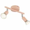 Luminaires Globo Lighting Spots Et Projecteurs|Matrix Plafonnier, Spot de plafond, Applique murale, Spot mural Rose, 2 lumières