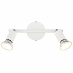 Luminaires Globo Lighting Spots Et Projecteurs|Matrix Plafonnier, Spot de plafond, Applique murale, Spot mural Blanc, 2 lumières