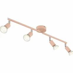 Luminaires Globo Lighting Spots Et Projecteurs|Matrix Plafonnier, Spot de plafond, Applique murale, Spot mural Rose, 4 lumières