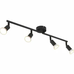Luminaires Globo Lighting Spots Et Projecteurs|Matrix Plafonnier, Spot de plafond, Applique murale, Spot mural Noir, 4 lumières