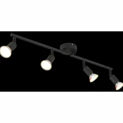 Luminaires Globo Lighting Spots Et Projecteurs|Matrix Plafonnier, Spot de plafond, Applique murale, Spot mural Noir, 4 lumières